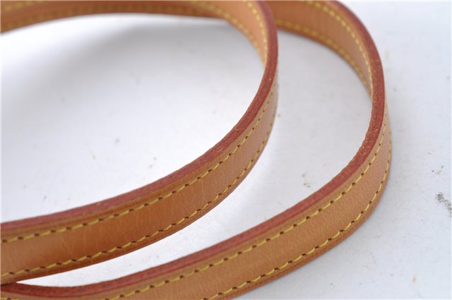 Authentic Louis Vuitton Leather Shoulder Strap Beige 39