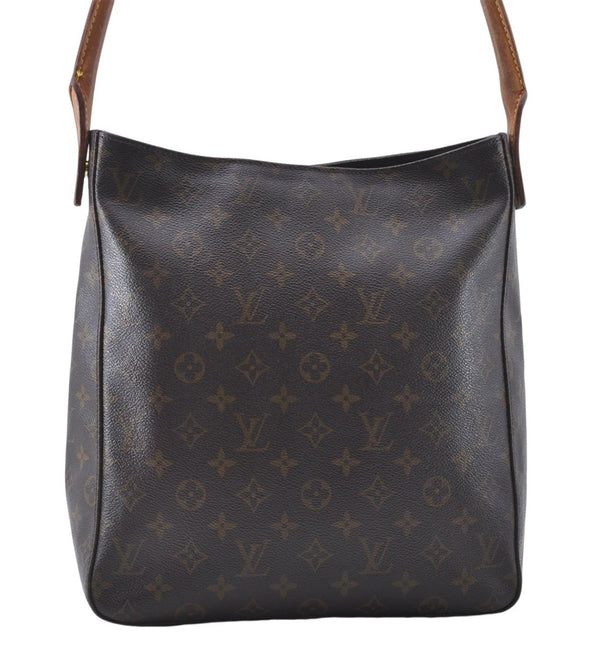 Authentic Louis Vuitton Monogram Looping GM Shoulder Bag M51145 LV 4742D