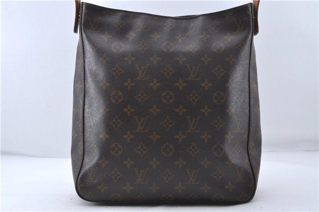 Authentic Louis Vuitton Monogram Looping GM Shoulder Bag M51145 LV 4742D