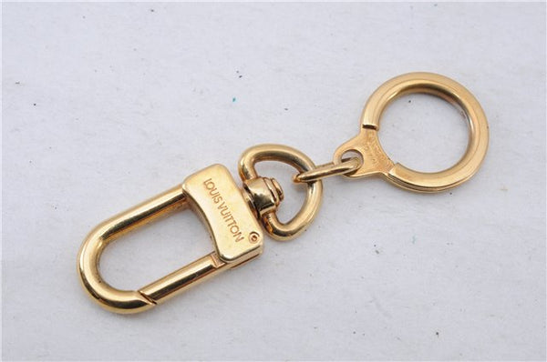 Authentic Louis Vuitton Charm Key Chain Anokre Gold M62694 LV 4742E