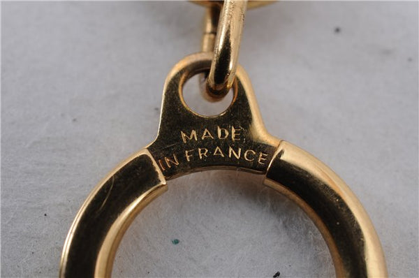 Authentic Louis Vuitton Charm Key Chain Anokre Gold M62694 LV 4742E