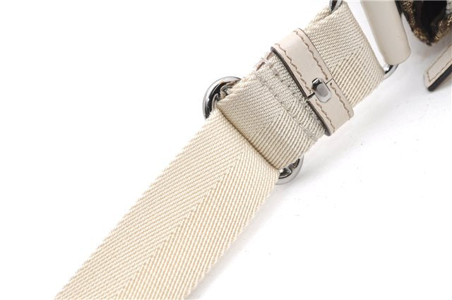 Authentic GUCCI Shoulder Cross Body Bag GG Canvas Leather 145857 Brown 4742F