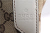 Authentic GUCCI Shoulder Cross Body Bag GG Canvas Leather 145857 Brown 4742F