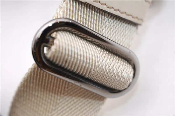 Authentic GUCCI Shoulder Cross Body Bag GG Canvas Leather 145857 Brown 4742F