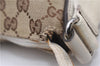 Authentic GUCCI Shoulder Cross Body Bag GG Canvas Leather 145857 Brown 4742F