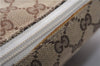 Authentic GUCCI Shoulder Cross Body Bag GG Canvas Leather 145857 Brown 4742F
