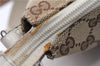 Authentic GUCCI Shoulder Cross Body Bag GG Canvas Leather 145857 Brown 4742F