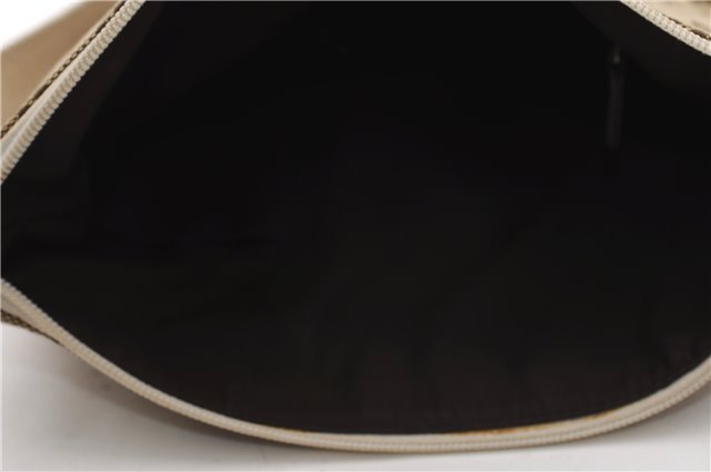 Authentic GUCCI Shoulder Cross Body Bag GG Canvas Leather 145857 Brown 4742F