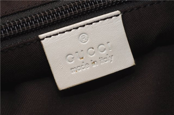 Authentic GUCCI Shoulder Cross Body Bag GG Canvas Leather 145857 Brown 4742F