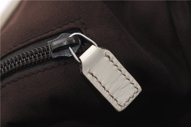 Authentic GUCCI Shoulder Cross Body Bag GG Canvas Leather 145857 Brown 4742F