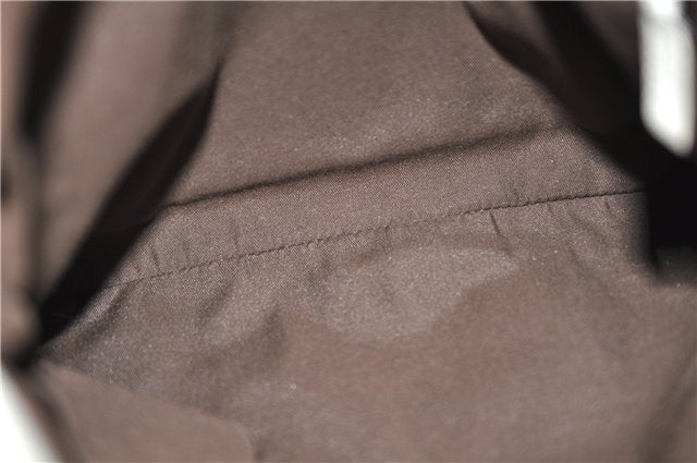 Authentic GUCCI Shoulder Cross Body Bag GG Canvas Leather 145857 Brown 4742F