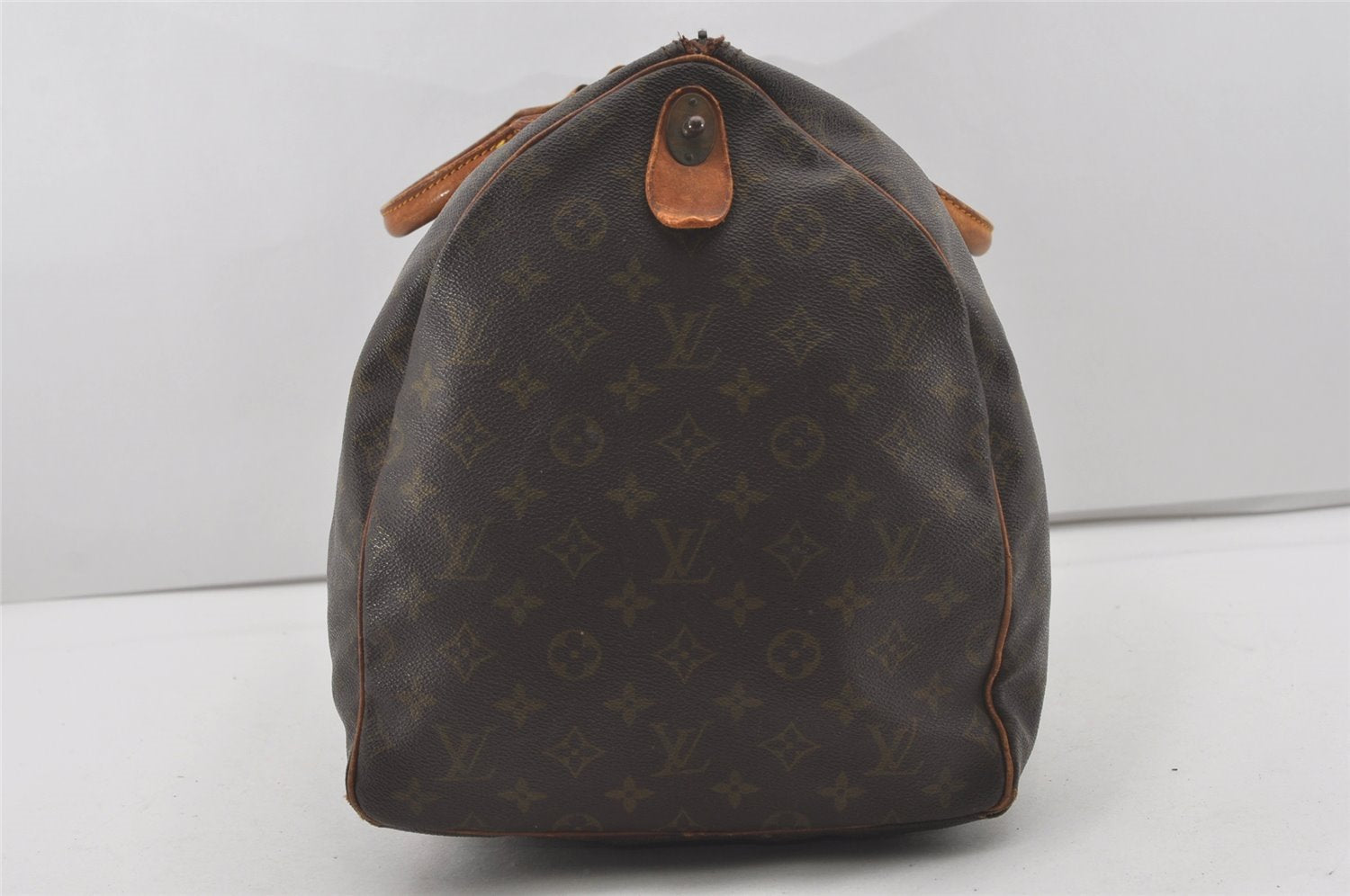 Authentic Louis Vuitton Monogram Keepall 55 Boston Bag Old Model LV Junk 4742I
