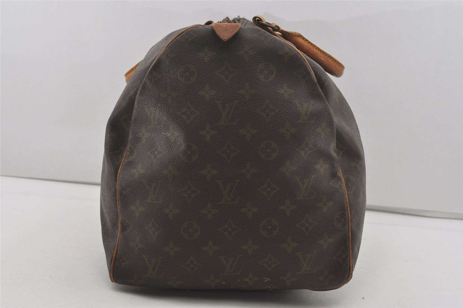 Authentic Louis Vuitton Monogram Keepall 55 Boston Bag Old Model LV Junk 4742I