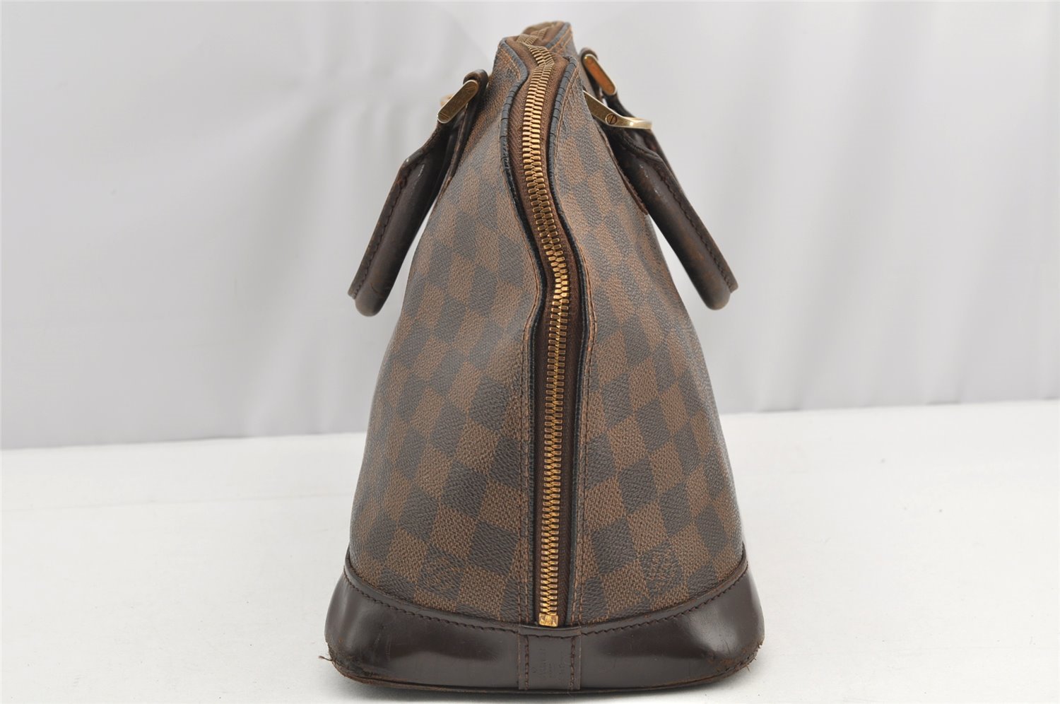 Authentic Louis Vuitton Damier Alma Hand Bag Purse N51131 LV 4743I