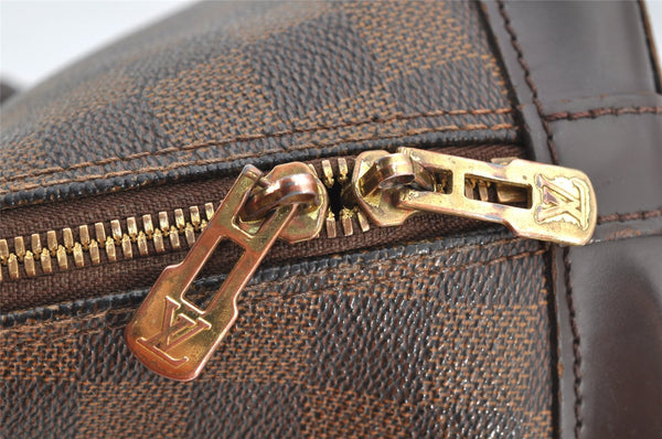 Authentic Louis Vuitton Damier Alma Hand Bag Purse N51131 LV 4743I