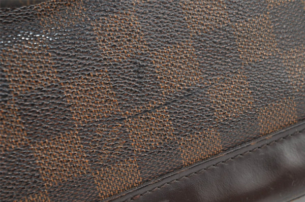 Authentic Louis Vuitton Damier Alma Hand Bag Purse N51131 LV 4743I