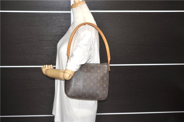 Authentic Louis Vuitton Monogram Looping MM Shoulder Bag M51146 LV 4744D