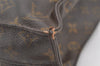 Authentic Louis Vuitton Monogram Sac Plat Hand Tote Bag M51140 LV 4744I