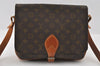 Authentic Louis Vuitton Monogram Cartouchiere GM Shoulder Bag Old Model 4745I
