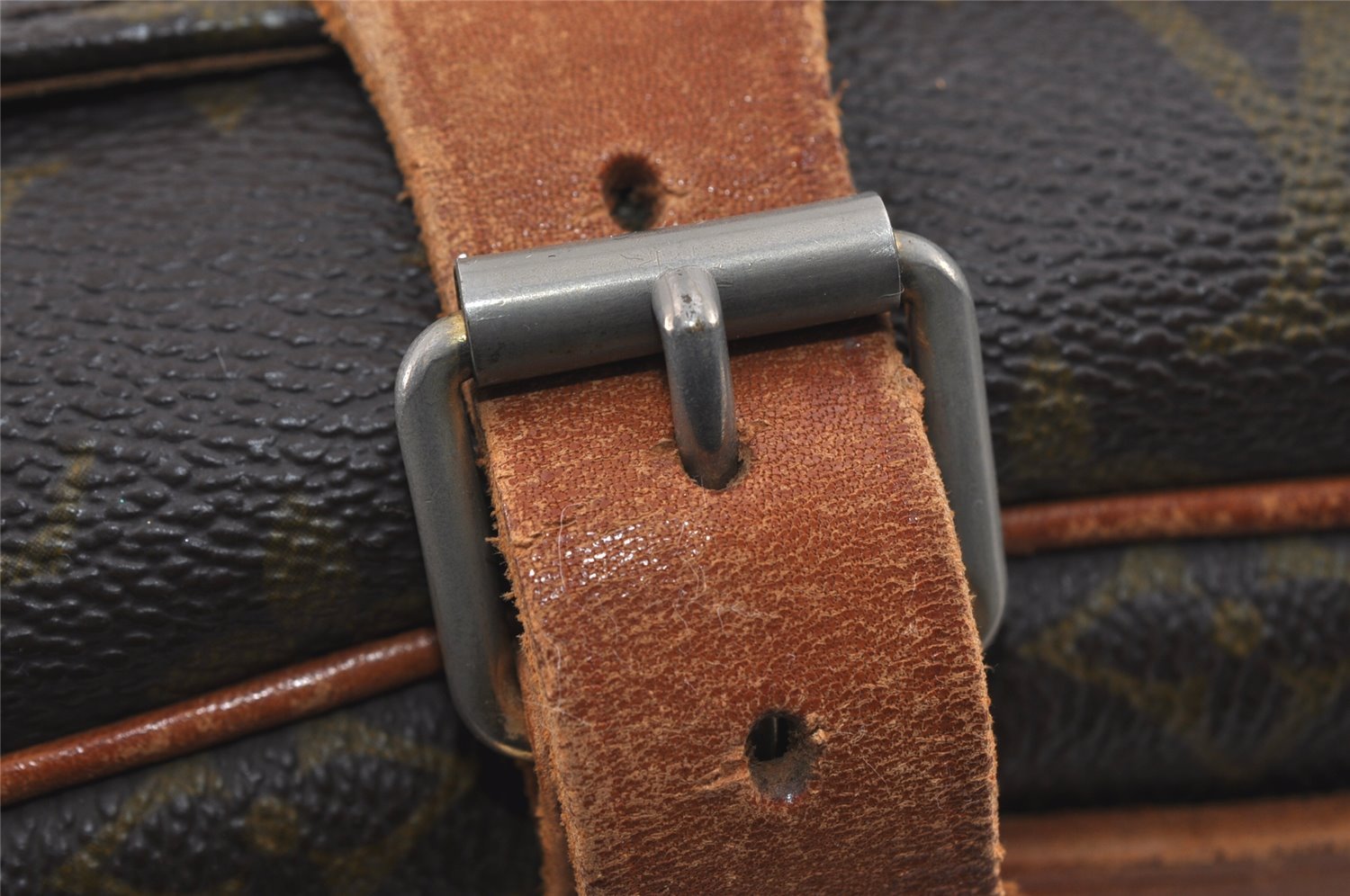 Authentic Louis Vuitton Monogram Cartouchiere GM Shoulder Bag Old Model 4745I