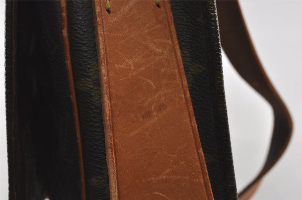 Authentic Louis Vuitton Monogram Cartouchiere GM Shoulder Bag Old Model 4745I