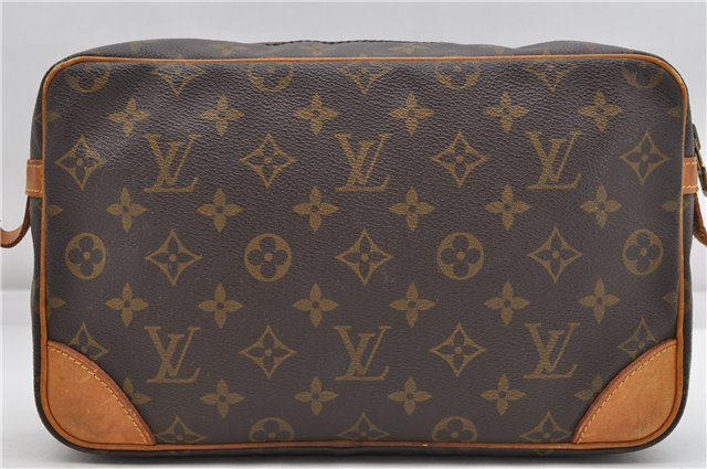 Authentic Louis Vuitton Monogram Compiegne 28 Clutch Hand Bag M51845 LV 4746D