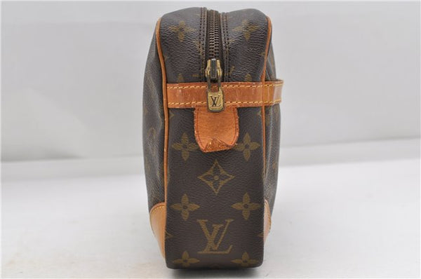 Authentic Louis Vuitton Monogram Compiegne 28 Clutch Hand Bag M51845 LV 4746D