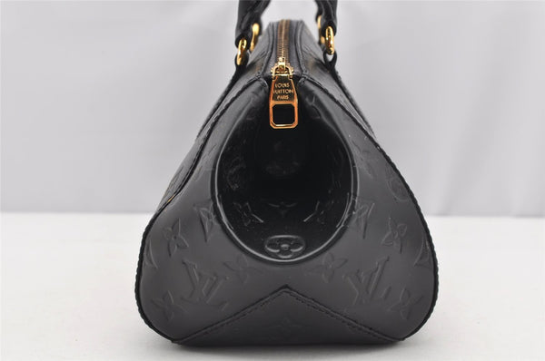 Authentic Louis Vuitton Vernis Sherwood PM Shoulder Hand Bag Black LV 4746I