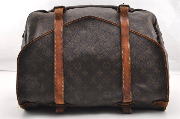 Authentic Louis Vuitton Monogram Saumur 43 Shoulder Cross Bag M42252 Junk 4748I