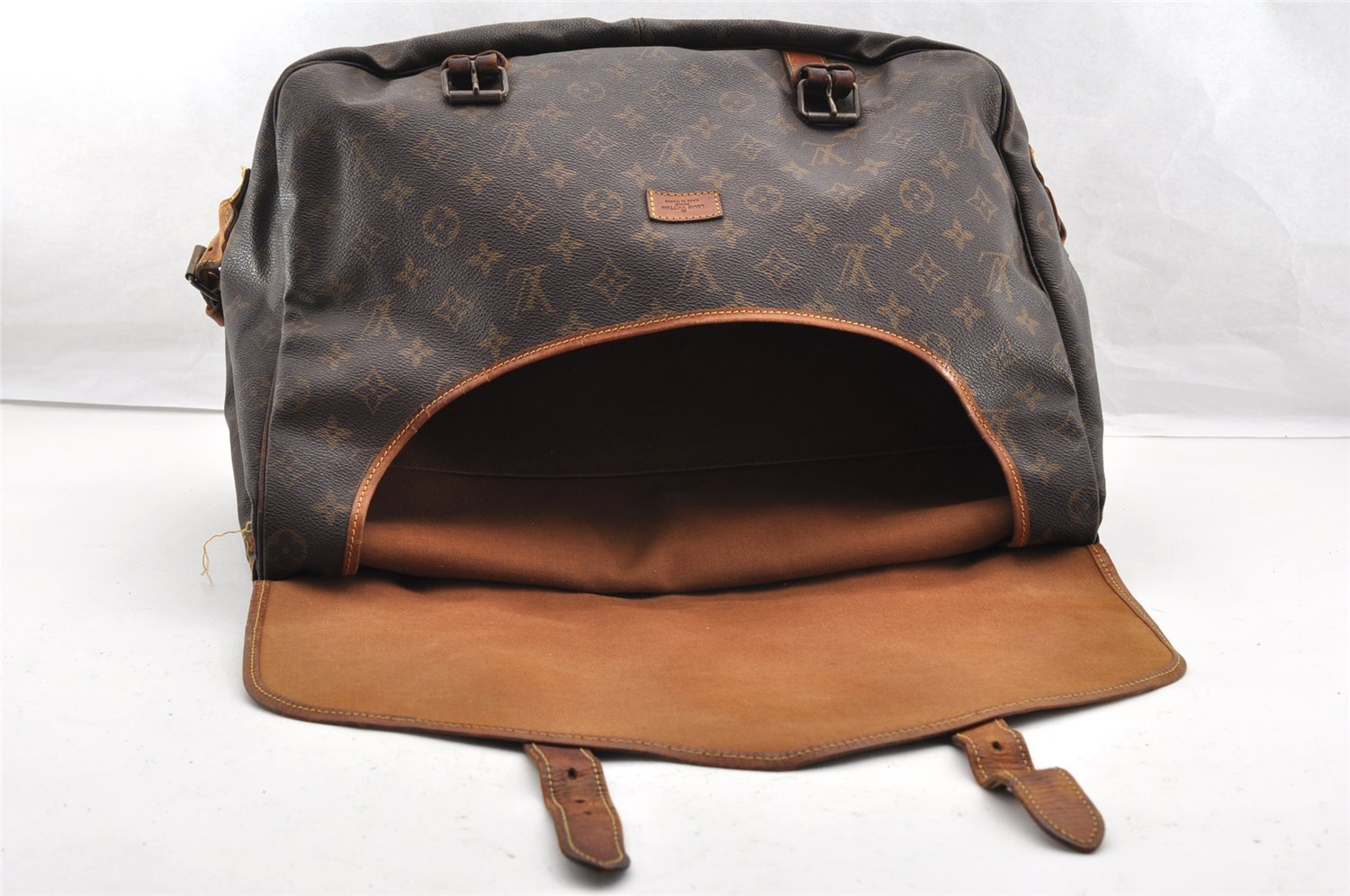 Authentic Louis Vuitton Monogram Saumur 43 Shoulder Cross Bag M42252 Junk 4748I