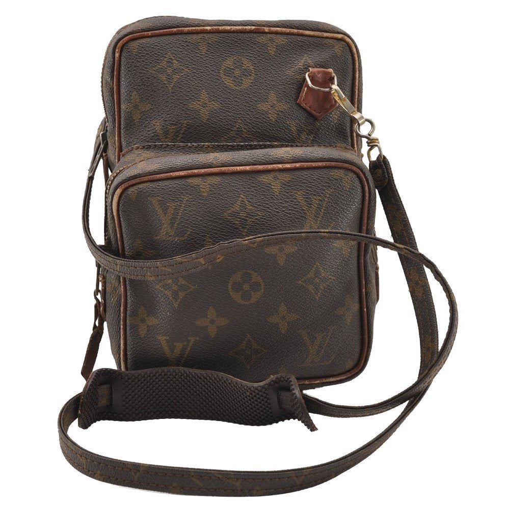 Authentic Louis Vuitton Monogram Amazone Shoulder Cross Body Bag Old Model 4749I