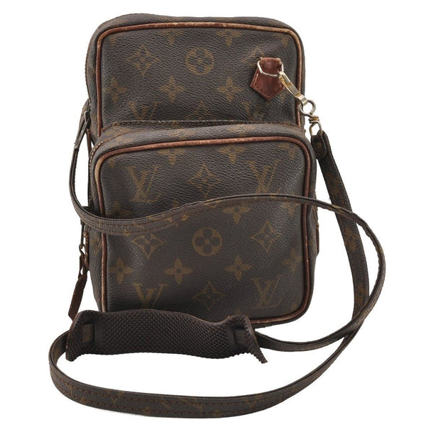 Authentic Louis Vuitton Monogram Amazone Shoulder Cross Body Bag Old Model 4749I