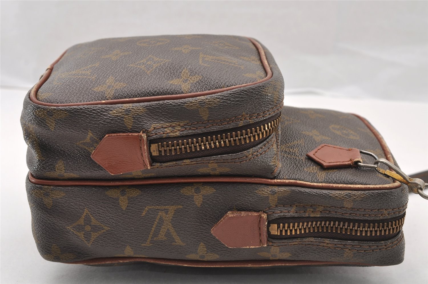 Authentic Louis Vuitton Monogram Amazone Shoulder Cross Body Bag Old Model 4749I