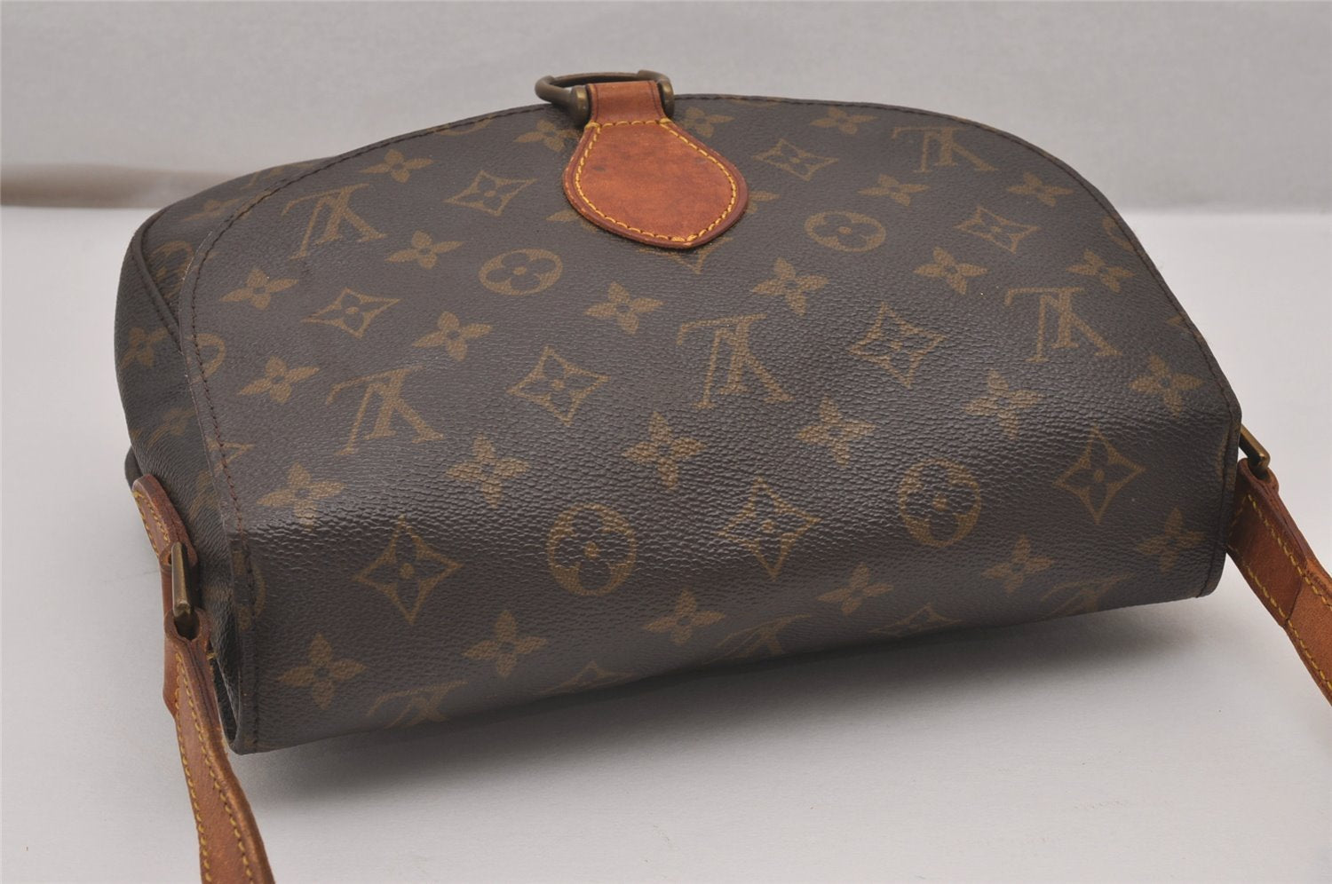 Authentic Louis Vuitton Monogram Saint Cloud GM M51242 Shoulder Cross Bag 4752I