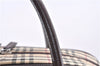 Authentic BURBERRY Nova Hand Bag Purse Canvas Leather Beige Brown 4753E