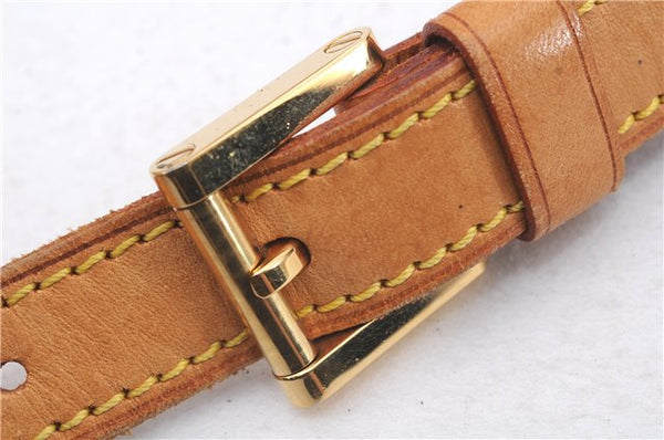 Auth Louis Vuitton Vernis Thompson Street Shoulder Bag Yellow M91071 LV 4754D