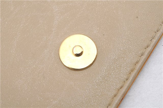 Auth Louis Vuitton Vernis Thompson Street Shoulder Bag Yellow M91071 LV 4754D