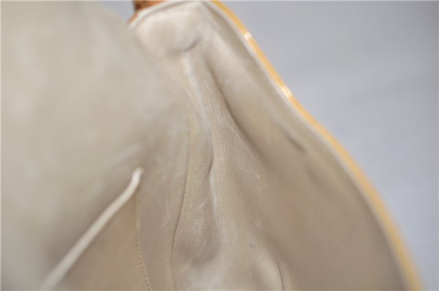 Auth Louis Vuitton Vernis Thompson Street Shoulder Bag Yellow M91071 LV 4754D