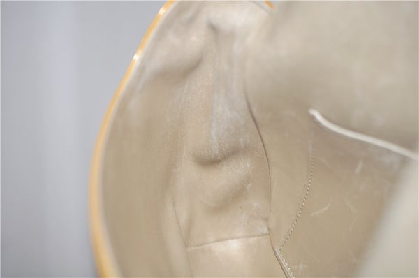 Auth Louis Vuitton Vernis Thompson Street Shoulder Bag Yellow M91071 LV 4754D