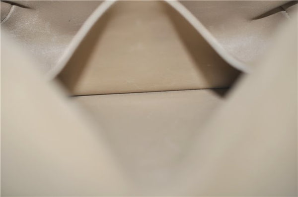 Auth Louis Vuitton Vernis Thompson Street Shoulder Bag Yellow M91071 LV 4754D