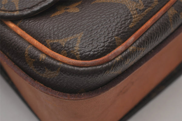 Authentic Louis Vuitton Monogram Cartouchiere GM M51252 Shoulder Cross Bag 4754I