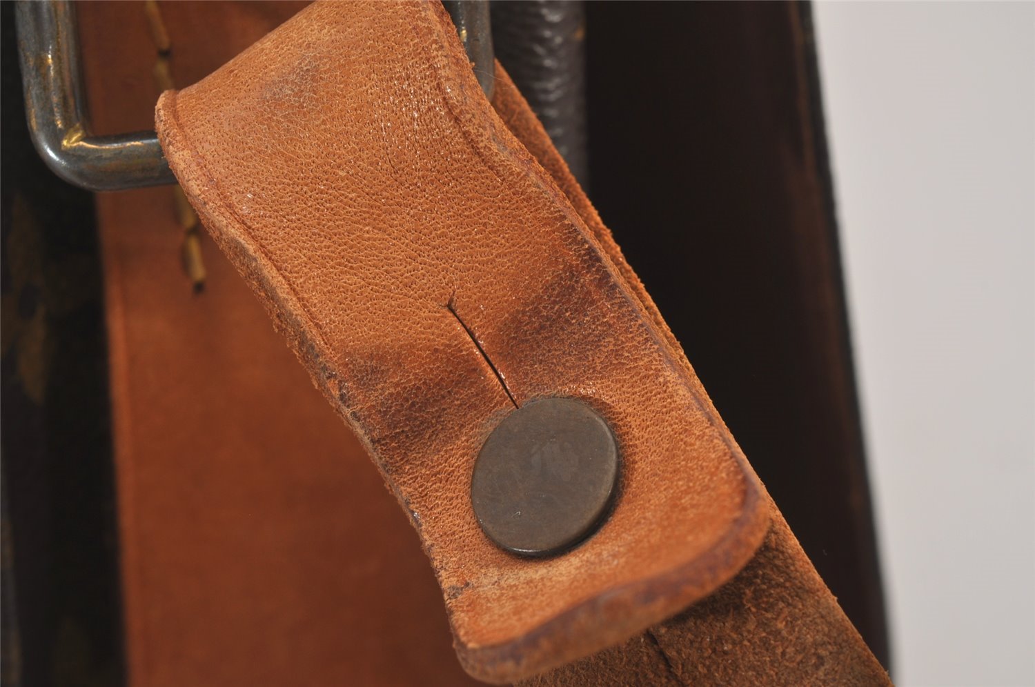 Authentic Louis Vuitton Monogram Cartouchiere GM M51252 Shoulder Cross Bag 4754I