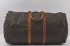 Authentic Louis Vuitton Monogram Keepall 55 Travel Boston Bag Old Model LV 4755I