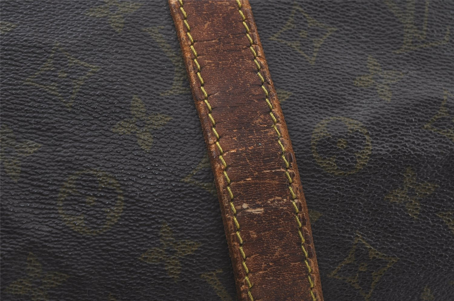 Authentic Louis Vuitton Monogram Keepall 55 Travel Boston Bag Old Model LV 4755I