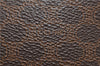 Authentic CELINE Macadam Blason Pattern Clutch Hand Bag PVC Leather Brown 4756D