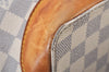 Authentic Louis Vuitton Damier Azur Hampstead MM N51206 Shoulder Tote Bag 4756I