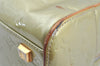 Auth Louis Vuitton Vernis Tompkins Square Hand Bag Light Green M91150 LV 4758I