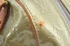 Auth Louis Vuitton Vernis Tompkins Square Hand Bag Light Green M91150 LV 4758I