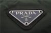 Authentic PRADA Nylon Shoulder Cross Body Bag Purse Khaki Green 4760D