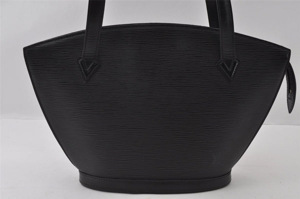 Louis Vuitton Epi Saint Jacques Poignet Long Shoulder Bag Black M52332 LV 4760I